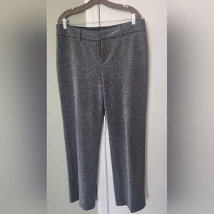 Dress Pants; Black w/White Weave